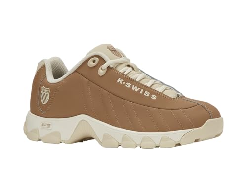 Image of K-Swiss Men's ST329 CMF Sneaker, Wide Tennis Walking Shoes Leather Upper