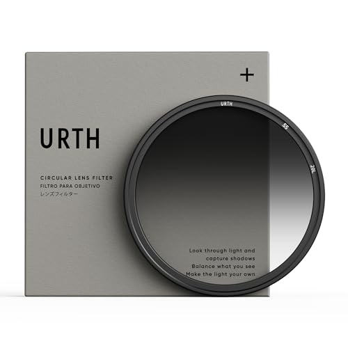 Urth 55mm Soft Graduated ND8 Lens Filter (Plus+) — 3-Stop, Ultra-Slim 20-Layer Nano-Coated Soft Grad Neutral Density Camera Lens Exposure Balance Filter