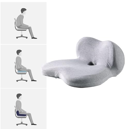 Coussin de chaise de bureau ergonomique pour corriger la posture et éviter les glissements