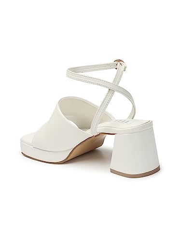 Image of ELLE Women's Block Heels Sandal with Ankle Strap