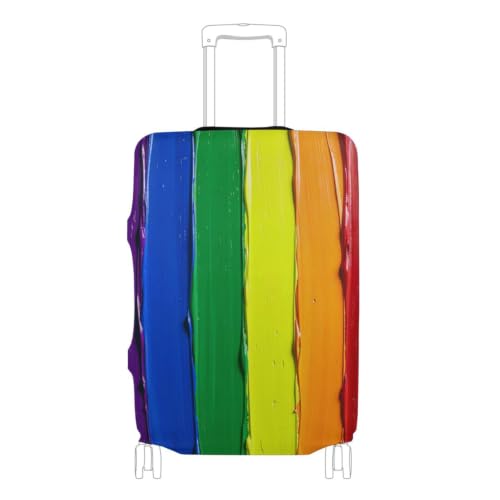 Drapeau arc-en-ciel housse de valise extensible pour protéger vos bagages