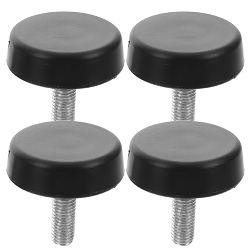 GALPADA Juego de 4 Patas Ajustables Ventosas para Máquinas de Ejercicio Tornillos de Montaje para Cintas de Correr Soporte Compatible Diferentes Suelos Accesorios para Fitness Hogar y