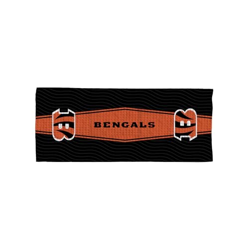 Northwest Cincinnati Bengals NFL Fast Flow Mesh Cooling Towel 12 x 31.5 Inches