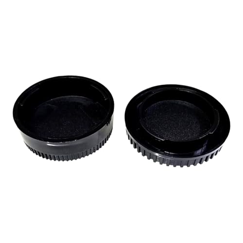 Image of SHOPEE Front Body Cap and Rear Lens Cap Cover for Nikon D7500 D7200 D7100 D7000 D5600 D5300 D5200 D5100 D3500 D3400 D3300 D3200 D3100 D850 D810 D800 D750 D600 D90 D80 More Nikon F Mount DSLR and Lens
