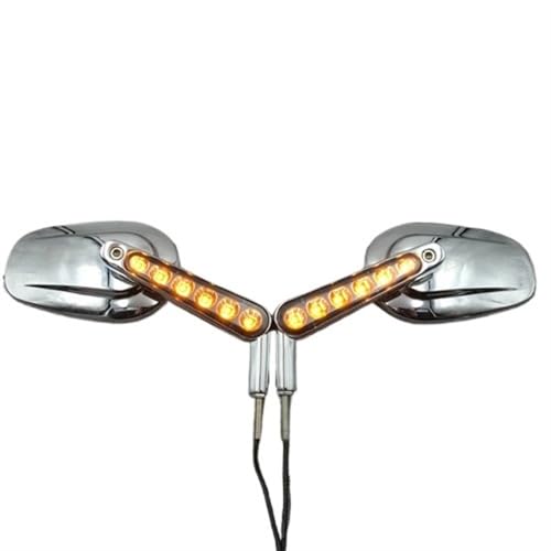 Rétroviseurs clignotants musculaires pour V ROD clignotant LED intégré