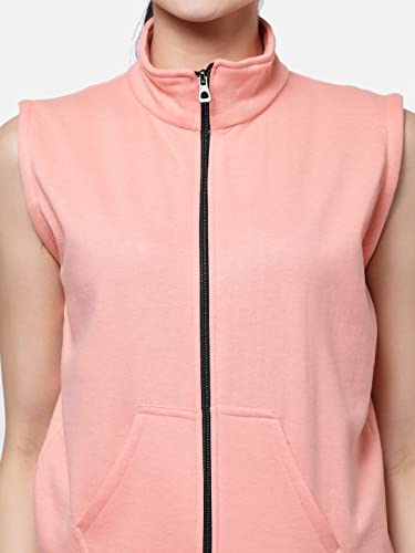Image of UZARUS Women's Half Sleeves Cotton Fleece Premium Jacket