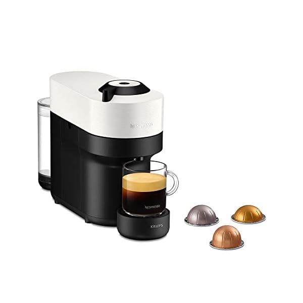 Krups Nespresso VERTUO Pop XN9201 - Cafetera de cápsulas, máquina de café expreso de Krups