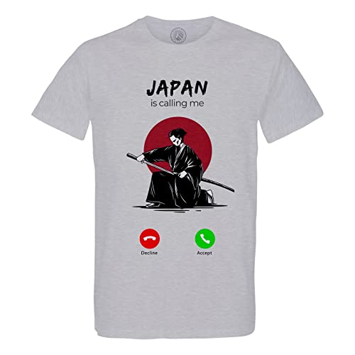 T-Shirt Homme Col Rond Japan Style Tee Shirt Éducatif Culture Samouraï