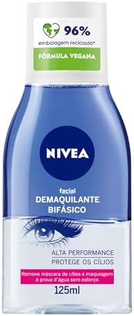 NIVEA Demaquilante Bifásico 125ml, Remove Maquiagem à Prova D'águ...
