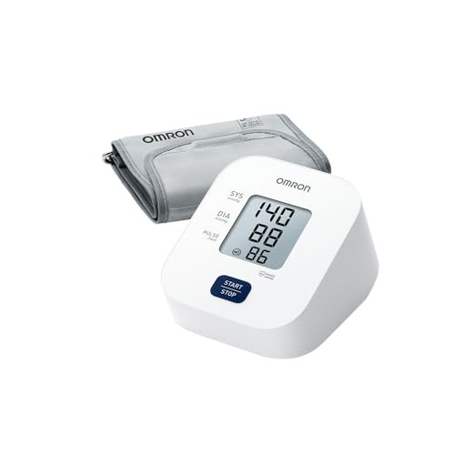 OMRON M1 Basic Automatic Upper Arm Blood Pressure Monitor, Clinically validated BP Monitor for Home use, BP Machine with BP Cuff 22-32 cm, One Touch Measurement