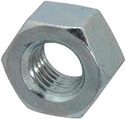 Small Parts FSC14HN5Z Medium-Strength Steel Hex Nut, Grade 5, Zinc Plated, 1/4"-20" Thread Size (Pack of 100)
