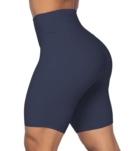 Image of Sunzel No Front Seam High Waist Biker Shorts for Women, Squat Proof Yoga Workout Gym Bike Shorts | 3, 5 Or 8-Inch Inseam, High Waisted, Tummy Control, No Front Seam, Buttery Soft, Compression Fit, Squat Proof