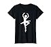 Danza Ballerina Regalo Silhouette Donna Bambina Maglietta