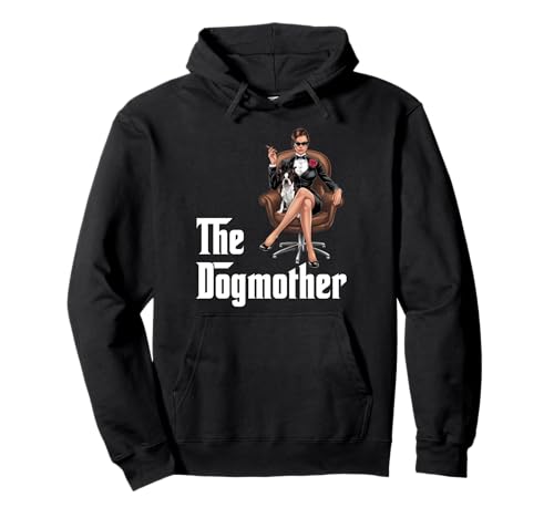 The Dogmother Design - Funny Boston Terrier Owner Sudadera con Capucha