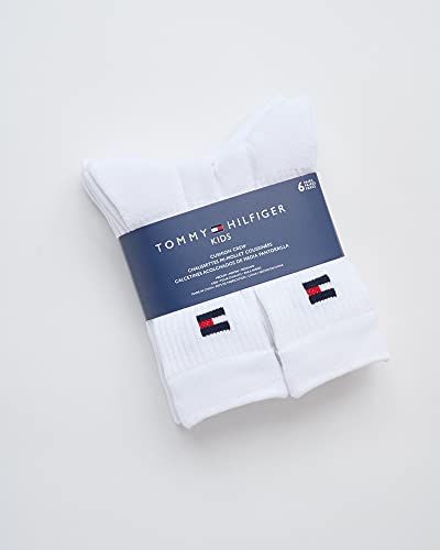 Tommy Hilfiger Unisex Kids' Athletic Socks - Cushioned Crew Socks (6 Pack)2