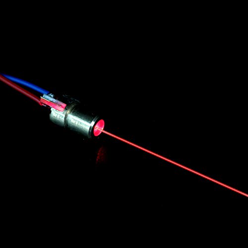 Yetaida 5v Laser Diode,650nm 5mw Red Dot Diode Laser Head,Red Laser Diode Suitable For Toy Laser Gun, Funny Cat Playing Pen, Meeting Laser Pointer, Measuring Instrument etc