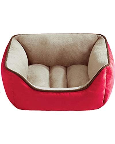 slatters be royal store Reversible Dual Ultra Soft Velvet Red Cream Color Luxury Sofa Bed PET Bed | Dog Bed | CAT Bed | Puppies Puppy Bed | Rabbit Bed (B0BD996VSL) Amazon Price History, Amazon Price Tracker