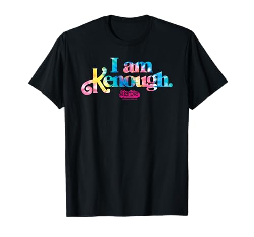 Barbie The Movie I Am Kenough Tie Dye Logo Graphic Tees T Shirts for Men and Women