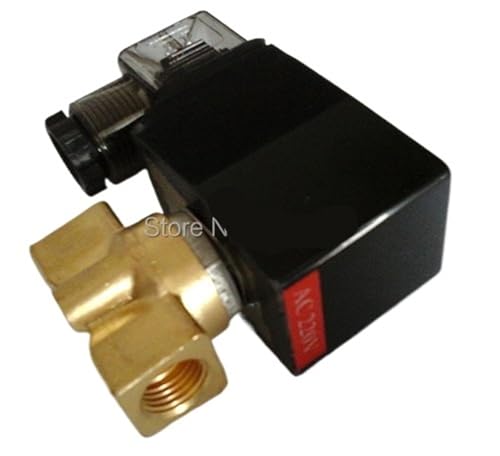 Électrovanne de blocage eau et air 120 bar laiton 220V 1/4 - 6