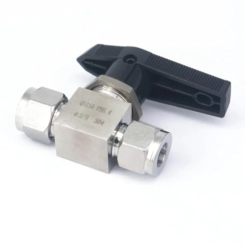 Válvula de bola 3/8 acero inoxidable 304 de compresión 5