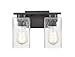 Innovations Lighting 419-2W-BK-CL-LED Bare Bulb 1 Light Cord Set, Matte Black