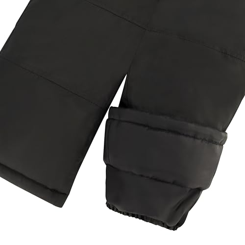 Image of Jessica Simpson Girls' Two-piece Insulated Winter Snowsuit With Hooded Jacket and Ski Bib Overalls