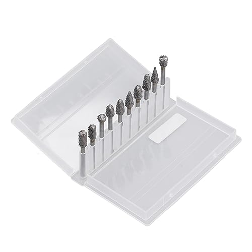 Set de 10 fresas de molienda de carburo con caja plástica miniatura 7