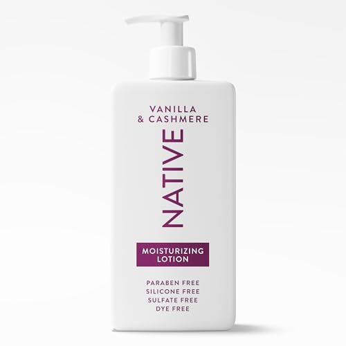 Image of Native Moisturizing Hand & Body Lotion Contains Naturally Derived Plant-Based Moisturizers for Women and Men, Dermatologist Tested for Sensitive Skin, Vanilla & Cashmere Scent, 16.5 fl oz