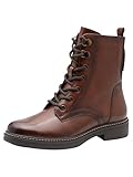 Tamaris Comfort bottines femme à lacets avec fermeture éclair automne, Cognac, 38 EU