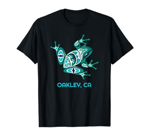Oakley CA Frog Pacific NW Native American Indian T-Shirt