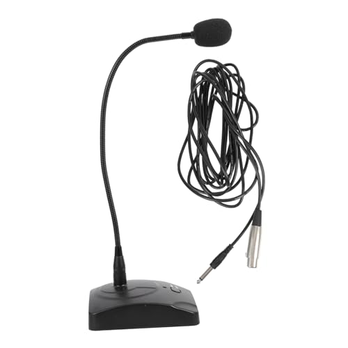 Microphone de conférence filaire anti-bruit avec socle antidérapant pour réunions nettes