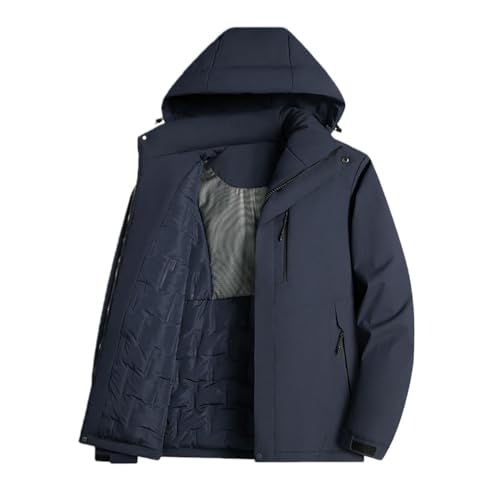Chaqueta acolchada para hombre gruesa para combatir el frío extremo en exteriores