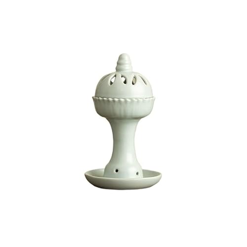 URGDWEKJY Incense Burner Ru Kiln Ceramic Incense Burner Antique Shelf