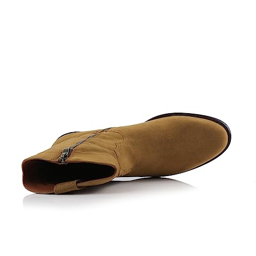 Image of Ferro Aldo Men's Western Boot Collection | Casual & Dress Ankle Boots in Cowboy, Chelsea, & Biker Styles for Men