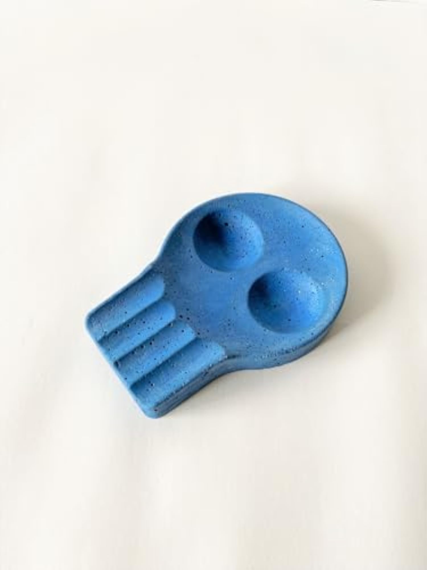 Unique Concrete Ashtray, Punisher Design, Home Decor