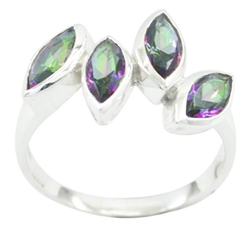 Argent sterling 925 bague indien Riyo artisanat naturel précieux