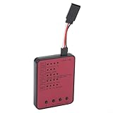 Besshepplo Tarjeta de programación LED ESC para controladores de velocidad electrónicos sin escobillas - Detección de bajo voltaje ajustable de 3.1V a 2.7V, fuerza reversible 25%-100%, fuerza de