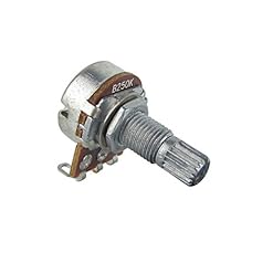FLEOR B250K Mini Potentiomètre 18mm Long Arbre Fendu Cône Linéaire Baïonnette Monté Guitare Basse Électrique Pots Pack… - Les Beatles, Paul McCartney, John Lennon, RIngo Starr, George Harrison FLEOR B250K Mini Potentiomètre 18mm Long Arbre Fendu Cône Linéaire Baïonnette Monté Guitare Basse Électrique Pots Pack… – Image 3