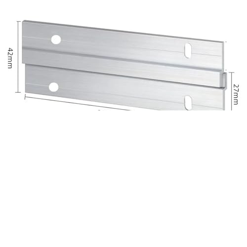 Image of Cleat Picture Hanger 12 Pcs Hardware Kit for Hanging Plywood Picture Hooks, Wall Bracket Hardware Kit Aluminum Z Bar Hangers