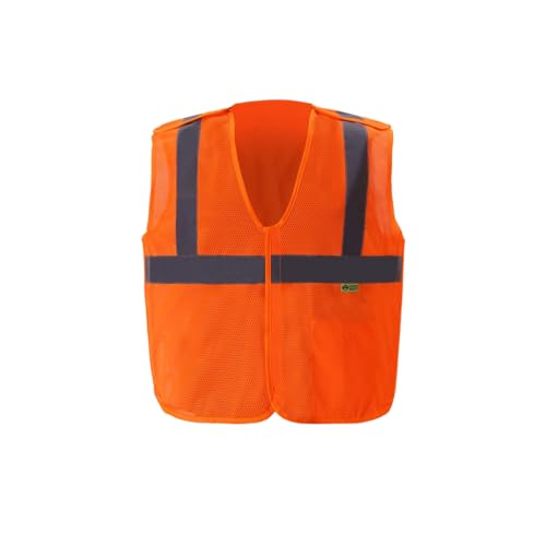 2W International B320C-2 L Class 2 Five Point Breakaway Vest Orange - Large