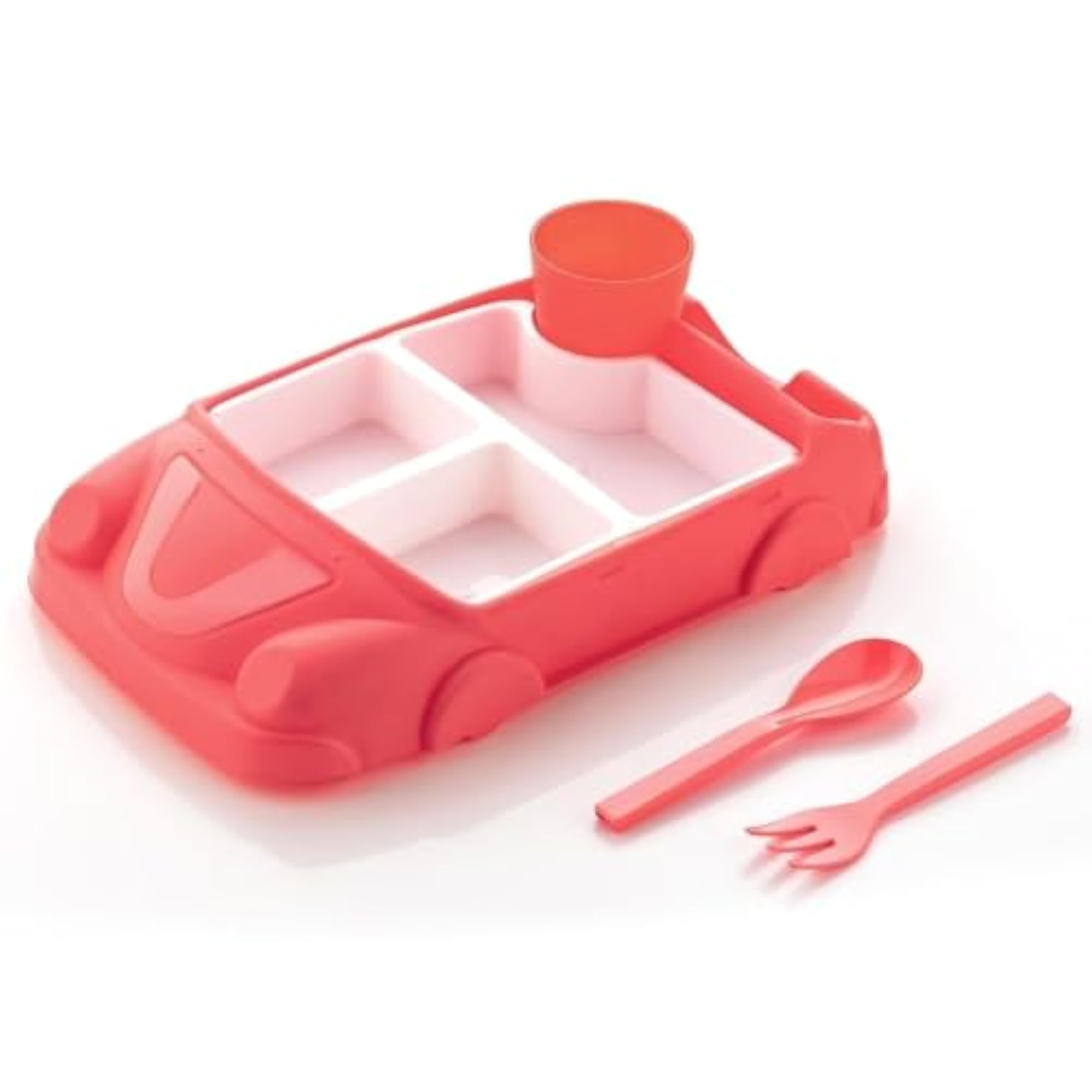 Children's Car Shaped Dinnerware Set, 4 Pcs