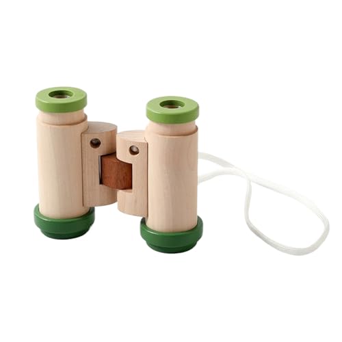 Yonuaret Kikare För Barn Och Pojkar - Portabla Och Justerbara Kikare Tillverkade Av Trä | Campingutrustning För Barn - Födelsedag Sport Camping Utomhuslek Påsklekar Resa Fågelskådning Vår Vandring