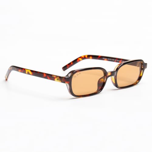 Image of Ted Smith | Unisex Rectangle Sunglasses | 100% Uv Protected