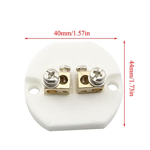 Pzrt High Temperature K-Type Thermocouple Sensor Thermocouple Terminal Block Ceramics Terminal Block High Temp Porcelain Ceramic Connectors #TOP3