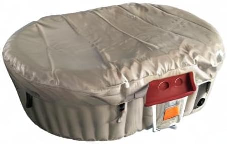 Close-up of the filter cartridge for the hot tub