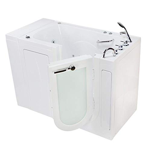 Ella OA3252H-R Monaco Acrylic Hydro Massage Walk-in Bathtub with Right Outward Swing Door
