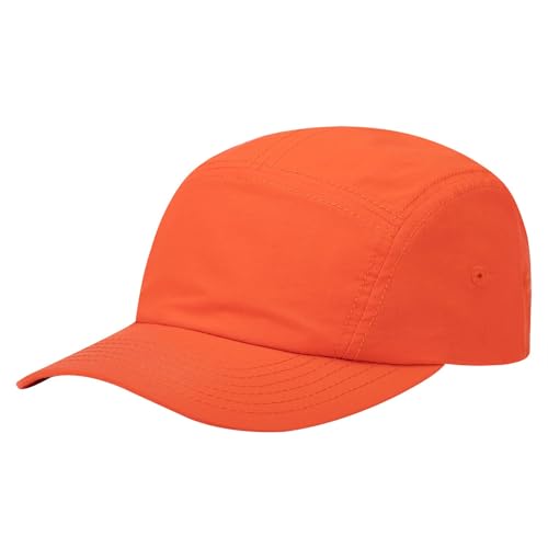 2026 Sombreros de visera al aire libre para actividades de ocio. Sombreros con ala ajustable para todas las estaciones. Perfecto para un estilo relajado con camisetas vaqueras., naranja, Talla única
