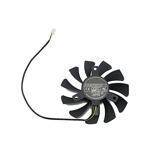 Rakstore HA8010H12F-Z 75mm Graphics Card Cooling Fan Replacement for MSI GTX 750 750 Ti GT 740 ITX Cooler Fan