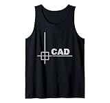 CAD Design – Minimalistisch Technischer Look Tank Top