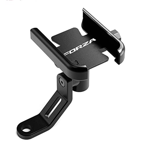 JYDJDL,Soporte para teléfono móvil para Manillar de Espejo Trasero de Motocicleta Apto para Honda Apto para Forza 125 250 300 350 750,Mirror Holder